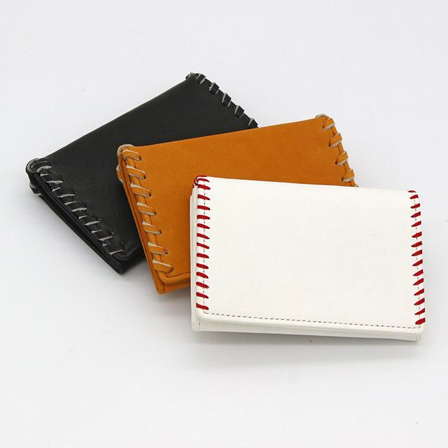 【野球ファンに届け！】グローブとボールからできた名刺入れ 野球 グラブ ベースボール メンズ レザー 本革 カードケース プレゼント ギフト おしゃれ |  | 03