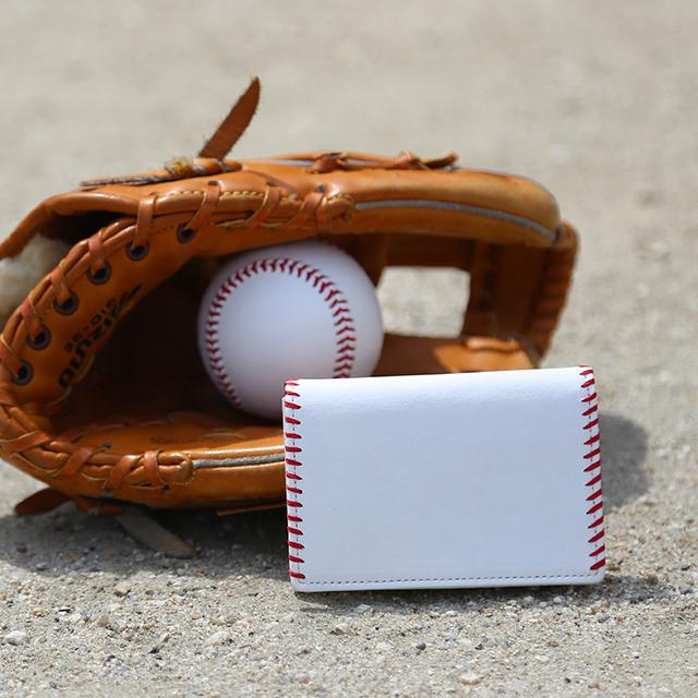 【野球ファンに届け！】グローブとボールからできた名刺入れ 野球 グラブ ベースボール メンズ レザー 本革 カードケース プレゼント ギフト おしゃれ |  | 04