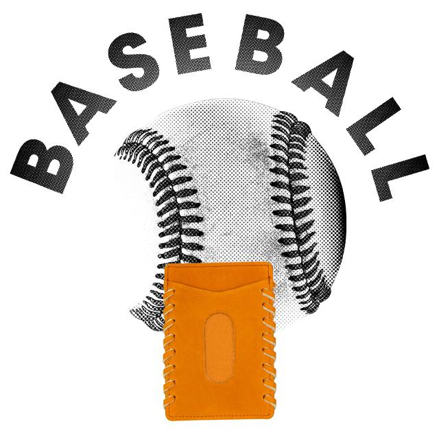 【野球ファンに届け！】ボールとグラブの革からできたパスケース 野球 グローブ ベースボール レザー 定期入れ メンズ レディース 本革 プレゼント ギフト |  | 02