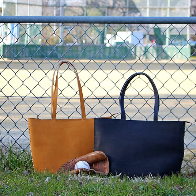 【野球素材シリーズ】グラブの革からできたトートバッグ グローブ レザー メンズ 本革 素上げ 硬式 ベースボール バッグ 鞄 カバン 大容量 baseball-10 |  | 02