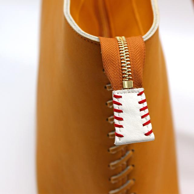 【野球素材シリーズ】グラブの革からできたトートバッグ グローブ レザー メンズ 本革 素上げ 硬式 ベースボール バッグ 鞄 カバン 大容量 baseball-10 |  | 08