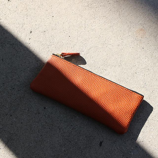 バスケットボール ペンケース ペンケース オレンジ メンズ レディース 本革 グッズ 雑貨 プレゼント おしゃれ |  | 04
