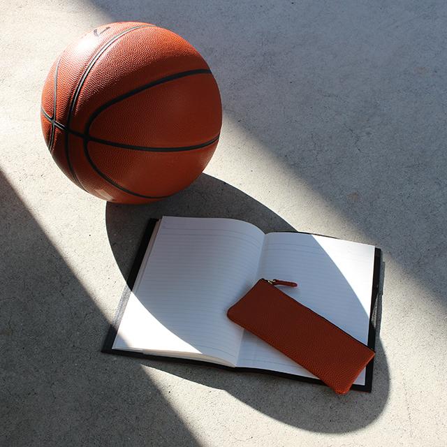 バスケットボール ペンケース ペンケース オレンジ メンズ レディース 本革 グッズ 雑貨 プレゼント おしゃれ |  | 05