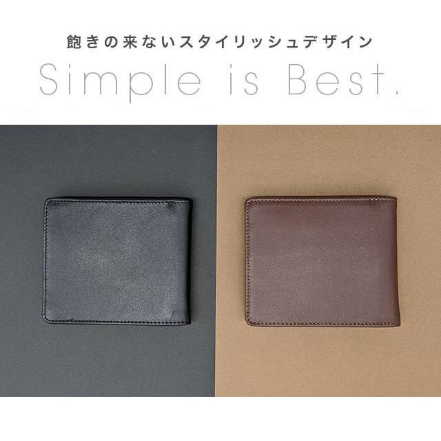 【コスパで選ぶ】本革 二つ折り 財布 メンズ レザー ビジネス 仕事 薄い 折財布 男性 ブランド 革 使いやすい 小さい 財布 VEOL プレゼント 彼氏 ギフト |  | 02