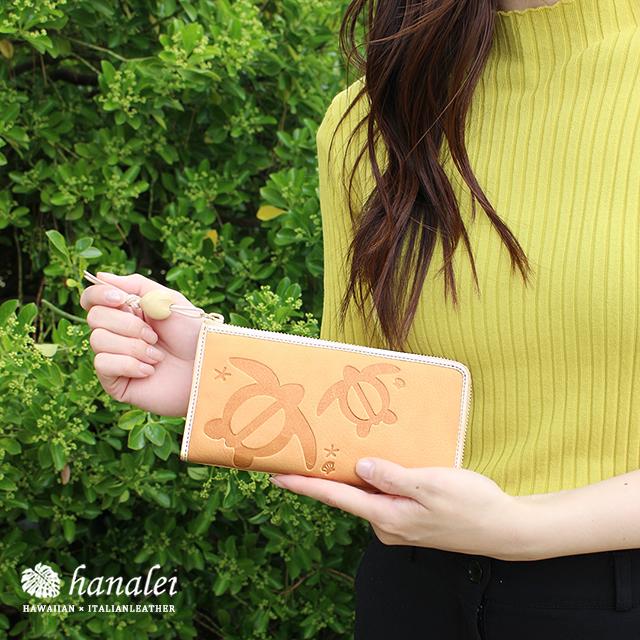 財布 レディース 長財布 薄い 本革 ハワイ柄 イタリアンレザー  ハワイアン 幸運 ホヌ プルメリア モンステラ 使いやすい 軽量 プレゼント ギフト レザージー |  | 01