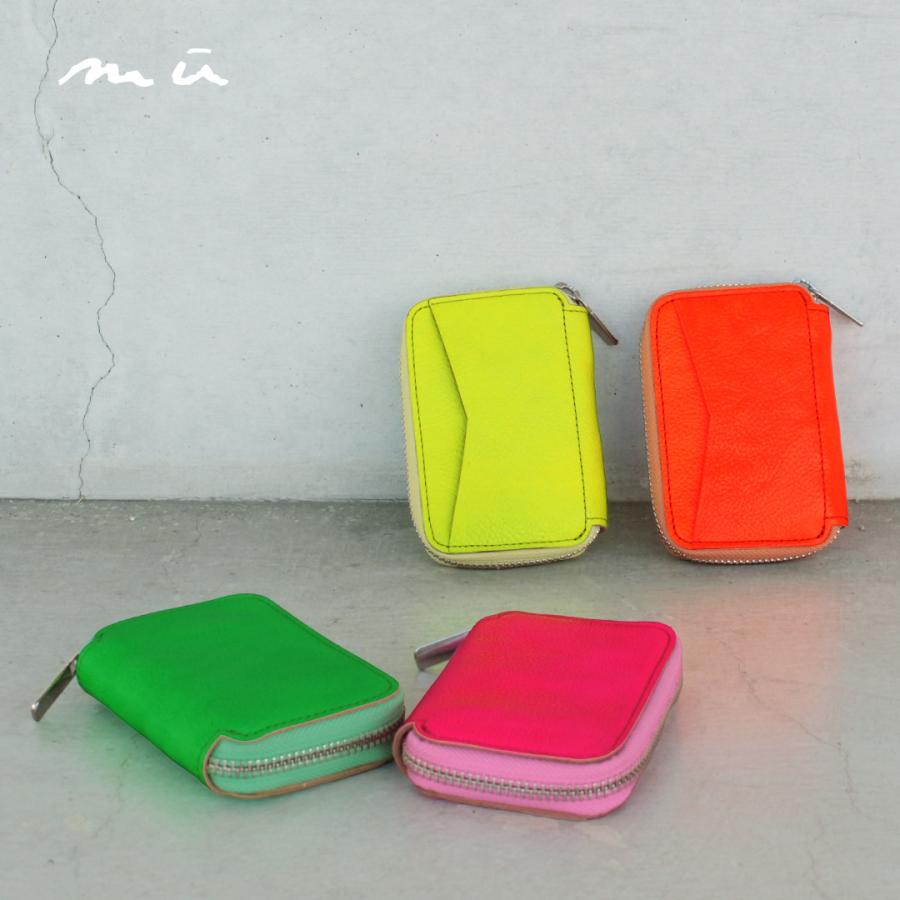 極小R財布 コンパクト財布 ミニ財布 本革 Rファスナー 財布 小銭入れ