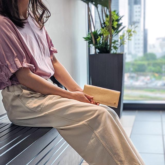 【再入荷しました】 がま口 長財布 レディース 本革 レザー 財布 春財布 ラマーレ クリスマス プレゼント 母の日 エレガンス エレガント エナメル 貝殻 パール |  | 03