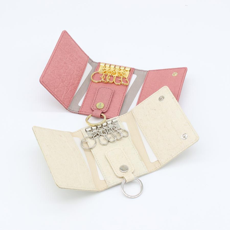 パイナップルから作られたキーケース キーリング レディース メンズ ユニセックス ピニャテックス コットン ミニマリスト エシカル ミニマル ヴィーガン |  | 11