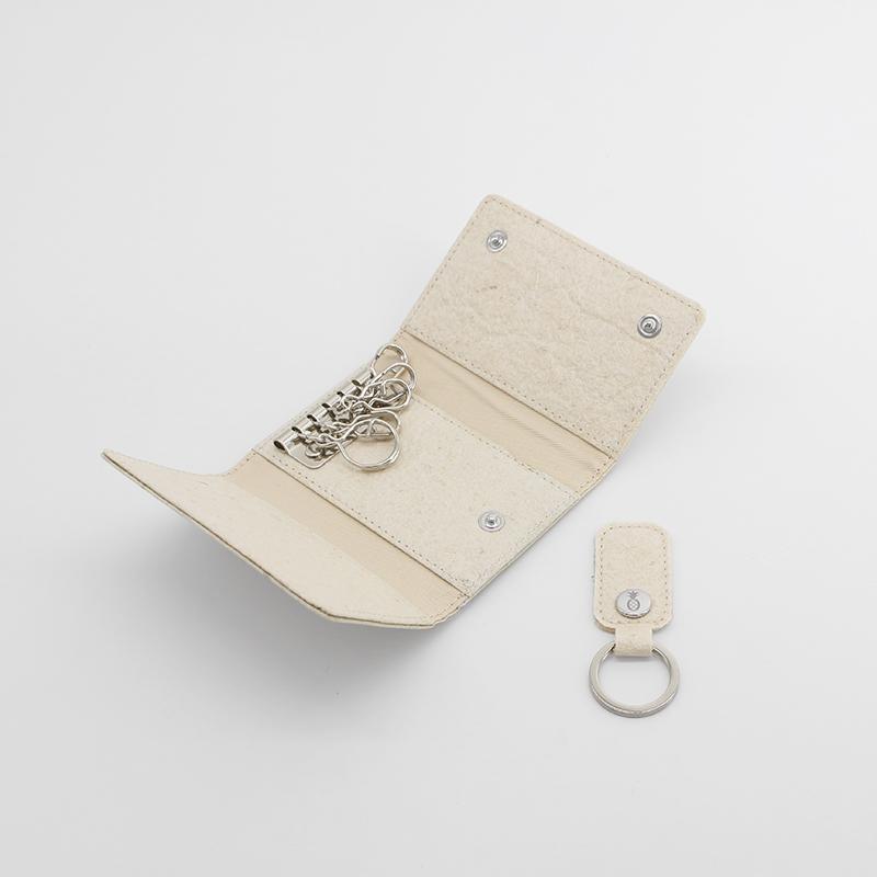 パイナップルから作られたキーケース キーリング レディース メンズ ユニセックス ピニャテックス コットン ミニマリスト エシカル ミニマル ヴィーガン |  | 09