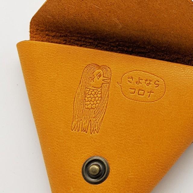 コインケース coin case 三角 アマビエ アマビエ様 あまびえ あまびえ  
