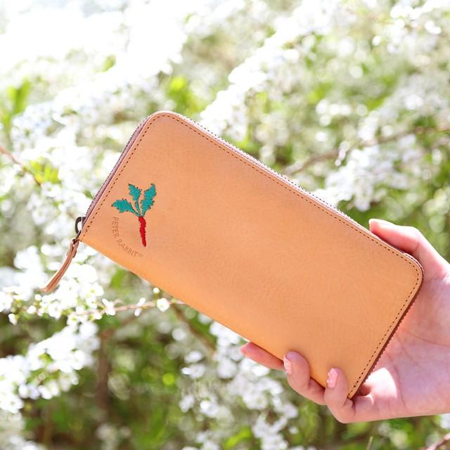 ピーターラビット 財布 レディース 長財布 本革 : 財布 長財布 革小物