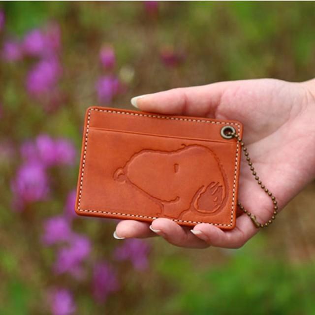 スヌーピー パスケース イタリア革 レザー 定期入れ レディ−ス 彼女 SNOOPY 女性 | SNOOPY | 08