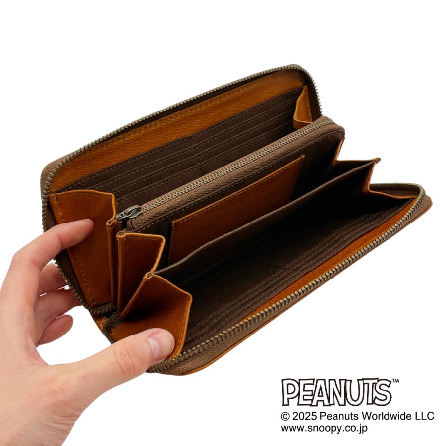 スヌーピー R束入 長財布　 革 サイフ  【SNOOPY サイフ wallet　革】 【プレゼント ギフト ラッピング 雑貨】 【名入れ不可】 | SNOOPY | 07