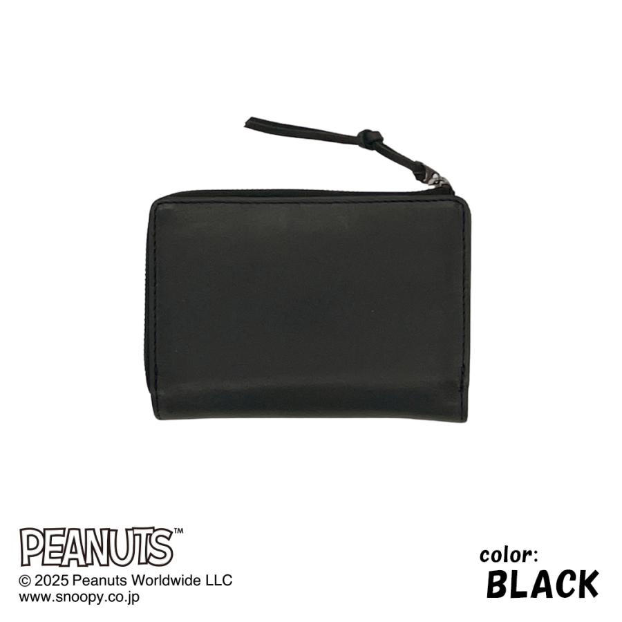 スヌーピーのラウンド二つ折り財布［sp-73320］ : 財布 長財布 革小物