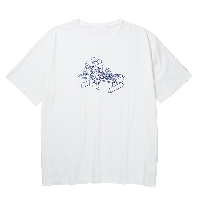 Porter Classic(ポータークラシック) DISNEY MICKEY MOUSE / PORTER CLASSIC OHARIKO COLLECTION T-SHIRT ディズニーミッキーマウス ポータークラシックお針子コ｜wrhomme｜10