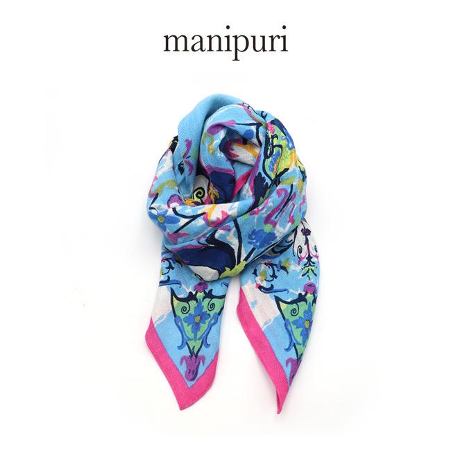 manipuri（マニプリ） ＜リネンミックスストール120＞コラージュ