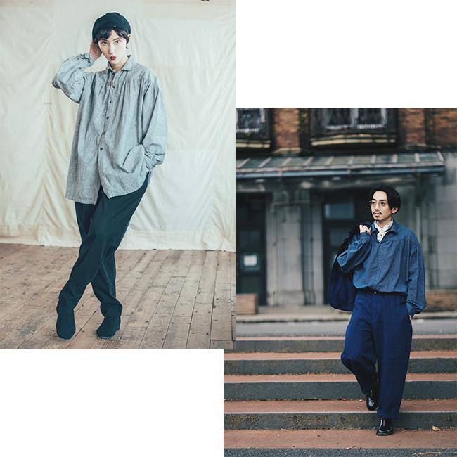 Porter Classic ポータークラシック ロングライダースシャツ Porter Classic ポータークラシック ロングライダースシャツ