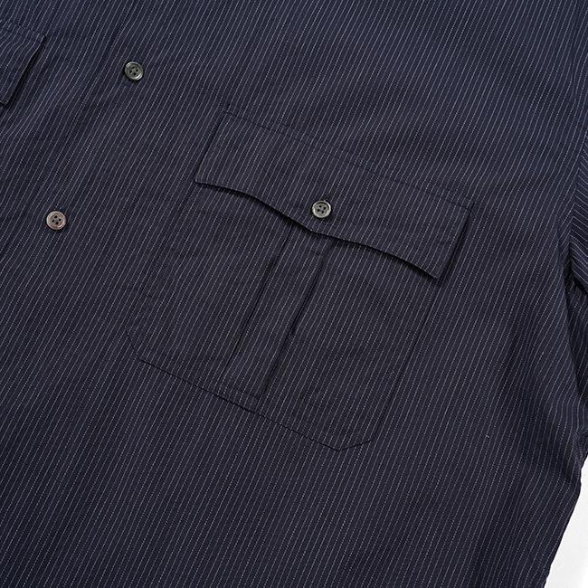 PORTER CLASSIC（ポータークラシック） KEROUAC PIN STRIPE SHIRT