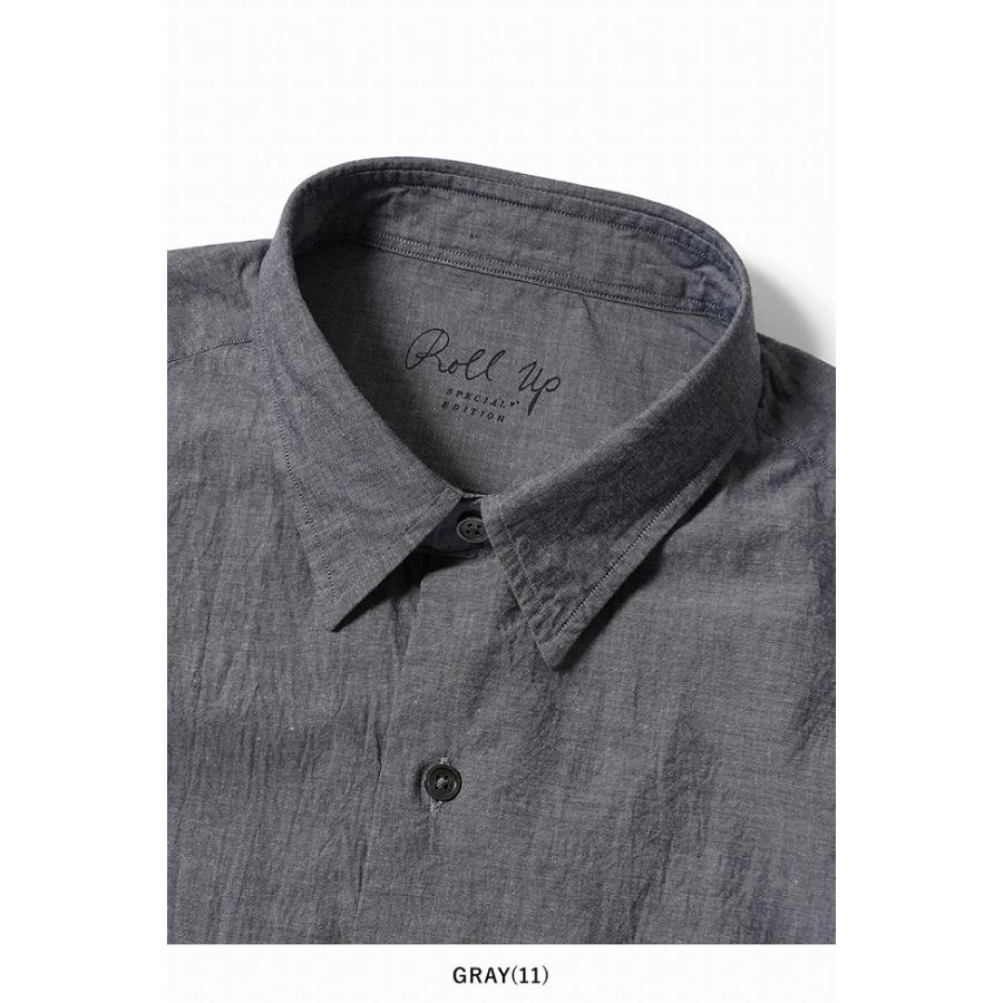 PORTER CLASSIC（ポータークラシック） ROLL UP CHAMBRAY SHIRT ロール
