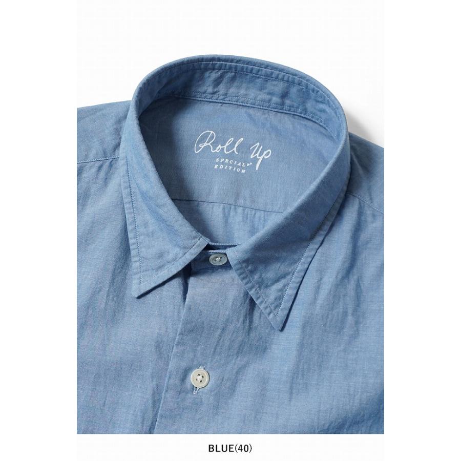 PORTER CLASSIC（ポータークラシック） ROLL UP CHAMBRAY SHIRT ロール