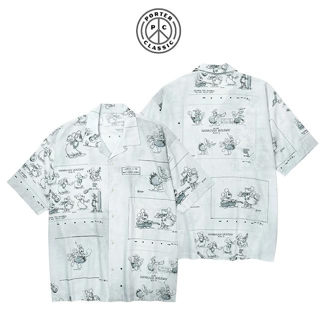 Porter Classic(ポータークラシック) DISNEY HAWAIIAN HOLIDAY PORTER CLASSIC HAWAI’I ALOHA COLLECTION ALOHA SHIRT ディズニーハワイアンホリデイ ポーター｜wrhomme｜02