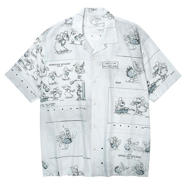 Porter Classic(ポータークラシック) DISNEY HAWAIIAN HOLIDAY PORTER CLASSIC HAWAI’I ALOHA COLLECTION ALOHA SHIRT ディズニーハワイアンホリデイ ポーター｜wrhomme｜05