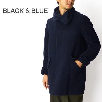 ブラックアンドブルー BLACK ＆ BLUE パッデッドマックコート Padded Mac Coat 123C03 2016秋冬
