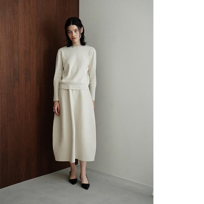 完売　クラネ BASIC COMPACT TURTLE KNIT TOPS CLAME(クラネ) BASIC COMPACT KNIT TOPS ベーシックコンパクトニット