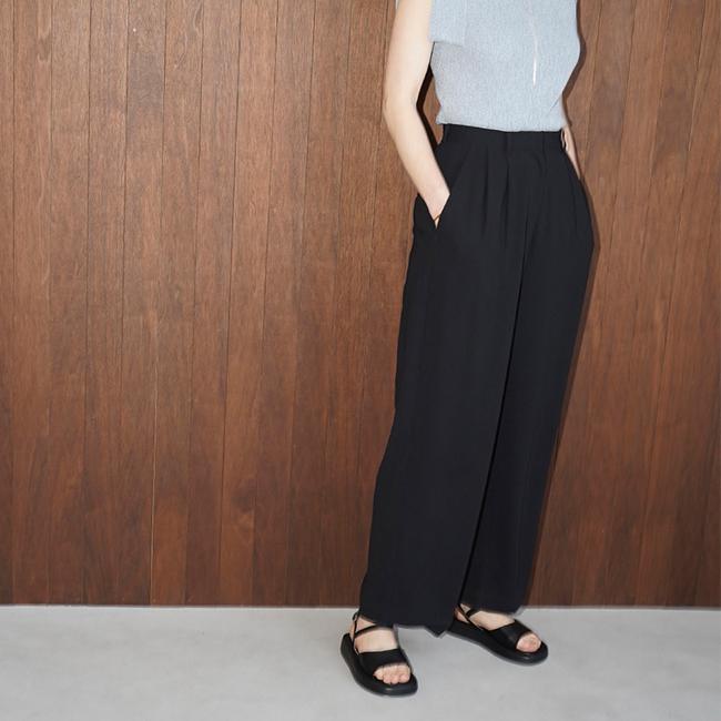 CLANE(クラネ) BASIC TUCK PANTS ベーシックタックパンツ 14110-7202