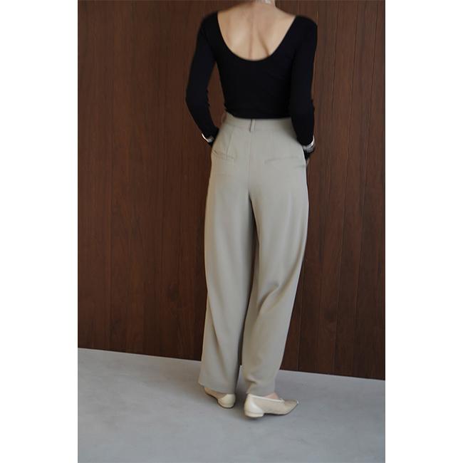 CLANE(クラネ) BASIC TUCK PANTS ベーシックタックパンツ 14110-7202 