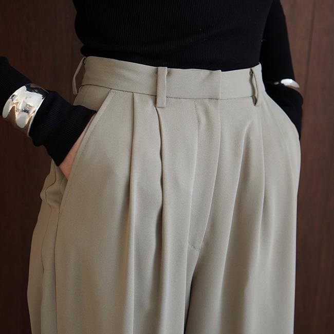 CLANE(クラネ) BASIC TUCK PANTS ベーシックタックパンツ 14110-7202 