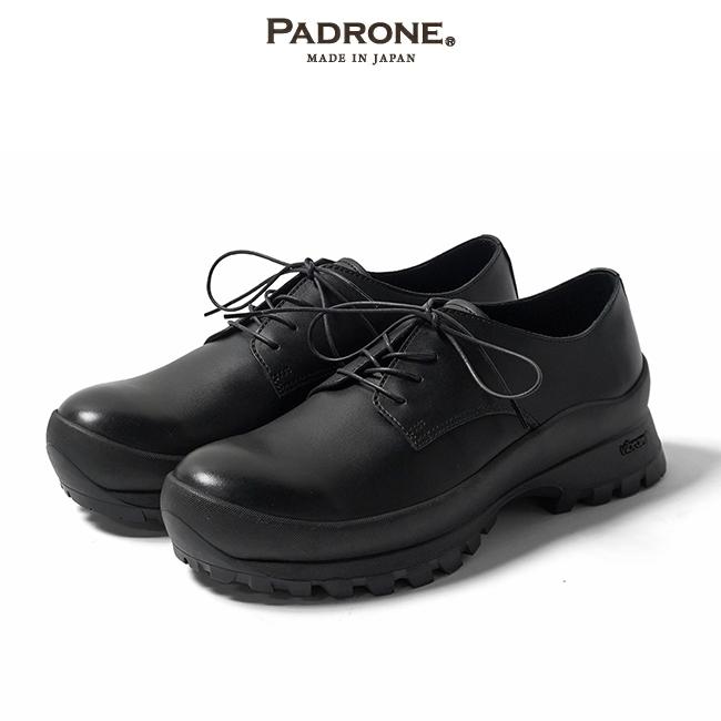 PADRONE（パドローネ） DERBY PLAIN TOE SHOES with #884C Vibram