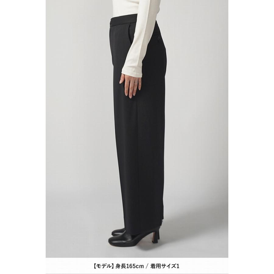 MY___(マイ) WOOL LIKE JERSEY TROUSERS ウールライクジャージー 