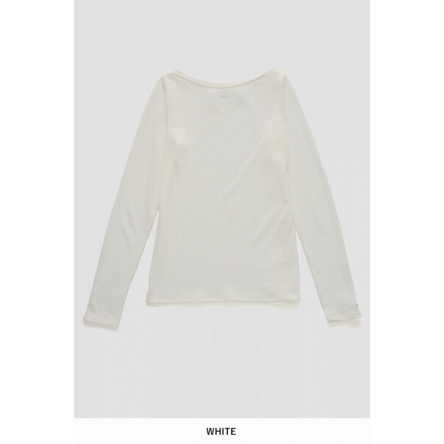 JANESMITH（ジェーンスミス） COTTON SHEER BOAT NECK PULLOVER