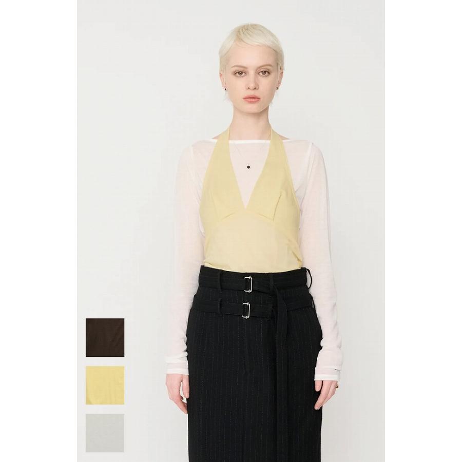 JANESMITH（ジェーンスミス） COTTON SHEER BOAT NECK PULLOVER