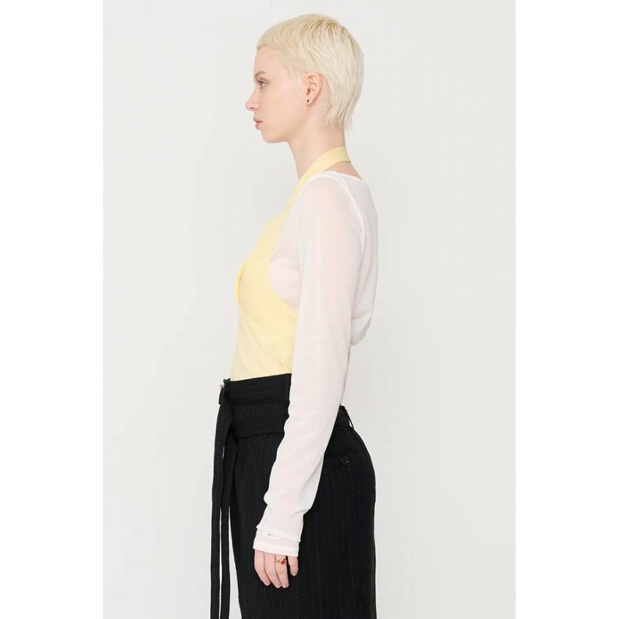 JANESMITH（ジェーンスミス） COTTON SHEER BOAT NECK PULLOVER