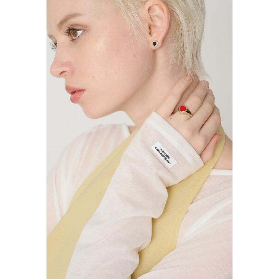 JANESMITH（ジェーンスミス） COTTON SHEER BOAT NECK PULLOVER