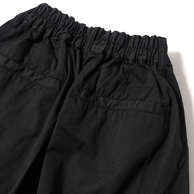 ハーベスティ サーカスパンツ コーマバーバリー A12501 ブラック サイズ1 HARVESTY（ハーベスティ） CIRCUS PANTS サーカスパンツ BURBERRY