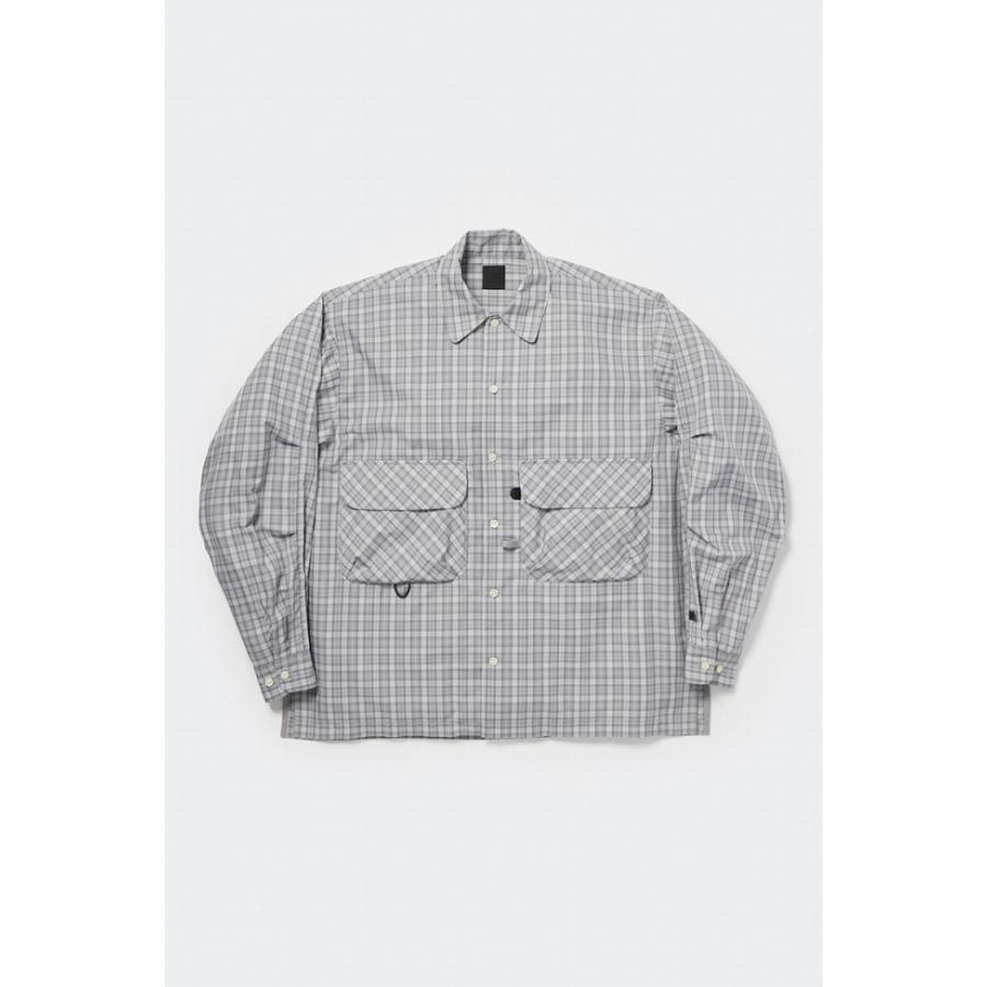 シャツ TECH SPORTS OPEN COLLAR SHIRT L/S NOVA CHECK | DAIWA PIER39(ダイワ