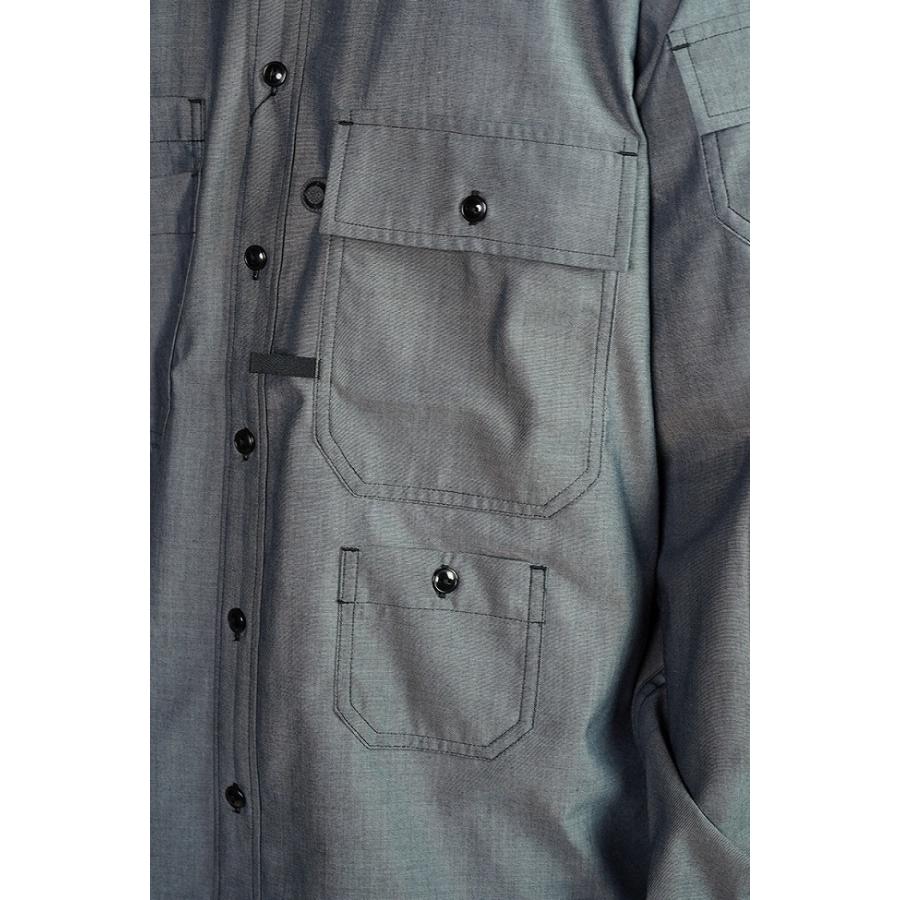 DAIWA PIER39（ダイワ ピア39） TECH MULTI POCKET CHAMBRAY SHIRT L/S