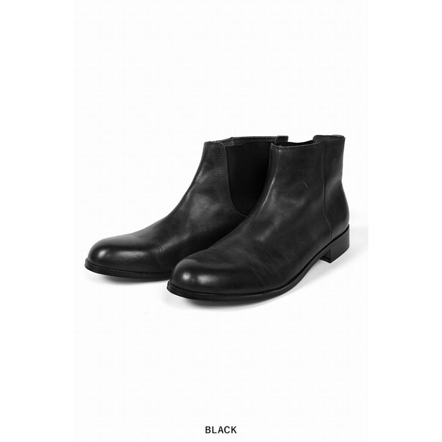 WPADRONE パドローネ ワンサイドゴアブーツ 黒PU8759-1101 PADRONE（パドローネ） ワンサイドゴアブーツ ONE SIDE GORE BOOTS