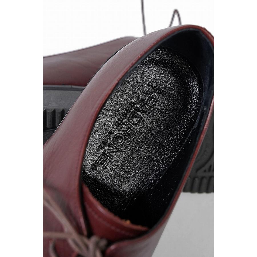 PADRONE（パドローネ） ダービープレーントゥシューズ DERBY PLAIN TOE