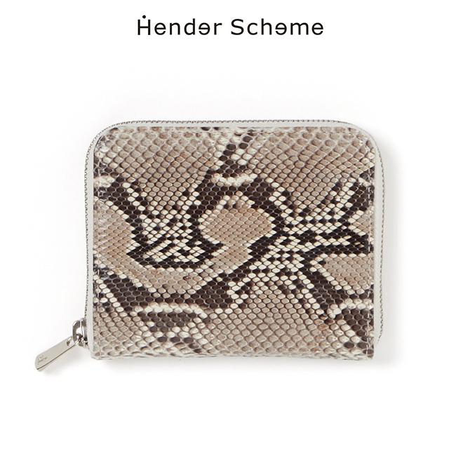 エンダースキーマ Hender Scheme パイソンスクエアジップパース