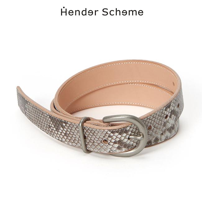 エンダースキーマ Hender Scheme パイソンタンニングベルト python tanning belt di-rc-tnb｜wrhomme｜02