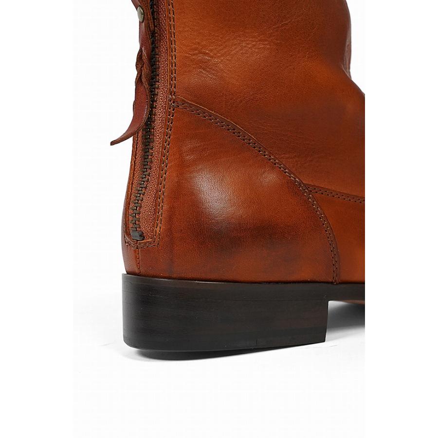 新品 PADRONE バックジップ ブーツ レザー シューズ EDWARD 革靴 PADRONE（パドローネ） バックジップブーツ BACK ZIP BOOTS エドワード