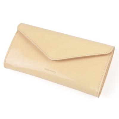 Hender Scheme / patent longwallet ナチュラル Hender Scheme（エンダースキーマ） ロングウォレット パテントレザー