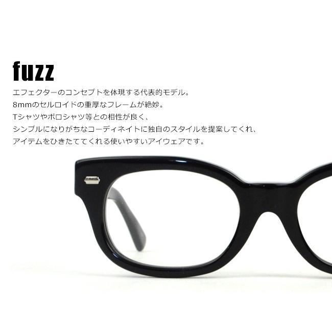 EFFECTOR エフェクター fuzz ファズ ブラック メガネ 眼鏡 アイウェア 