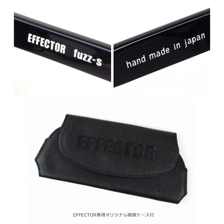 EFFECTOR fuzz-s ネイビー メガネ ケース付き