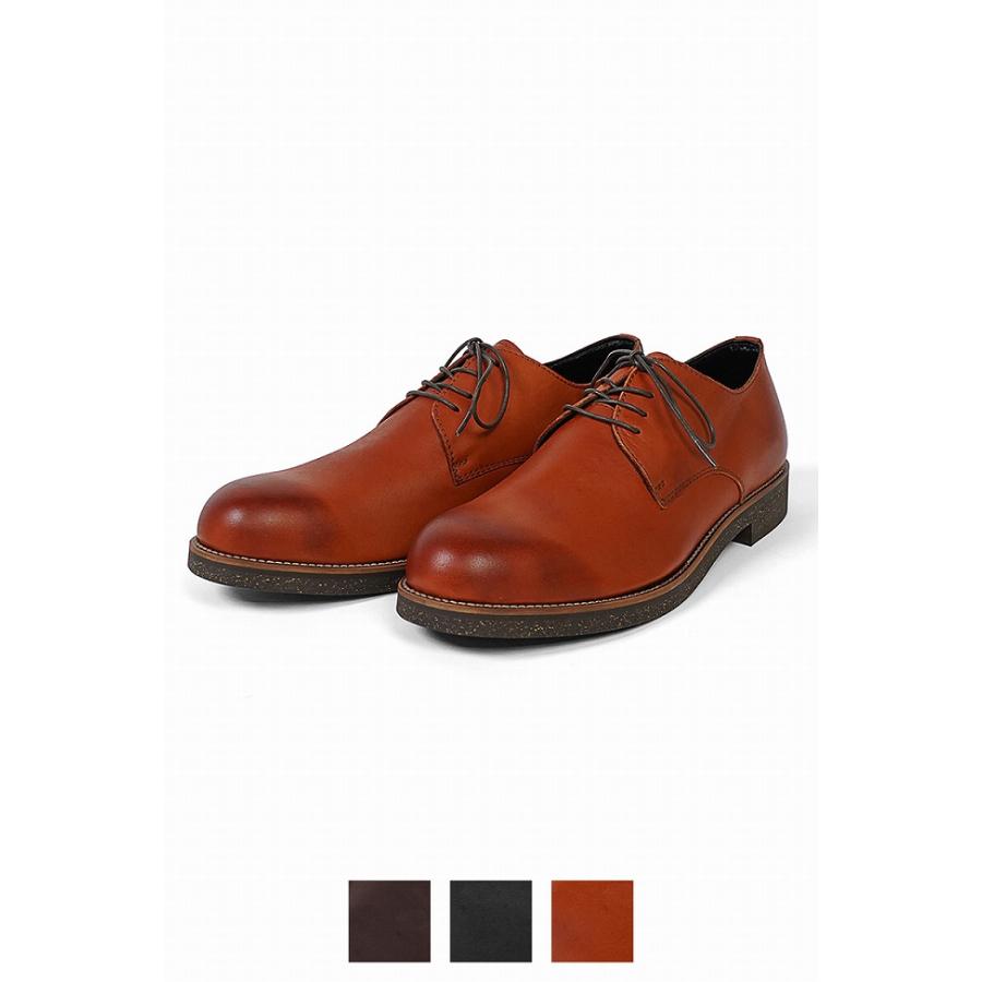 PADRONE（パドローネ） ダービープレーントゥシューズ DERBY PLAIN TOE