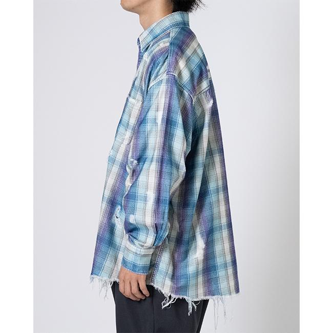 ジャケット・アウター JieDa FLANNWL DAMAGE SHIRT ジャケット・アウター JieDa FLANNWL DAMAGE SHIRT Jieda DAMAGE